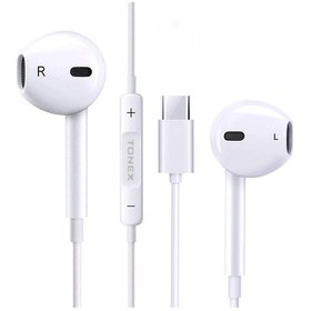 Resim Tonex G5 Type-C Girişli Mikrofonlu Kulakiçi Kablolu Kulaklık 