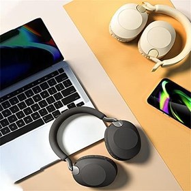 Resim acccc Around-Ear Bass Gaming Headset: Surround Sound Headphones with Noise Cancelling Microphone Bluetooth (Black) 