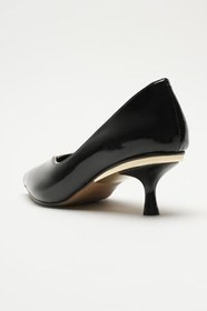 Resim Elera Siyah Rugan Stiletto, 36 