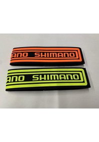 Resim Shimano Reflektörlü Bisiklet Paça Bandı Tutuncu - Fosforlu Sarı Siyah 