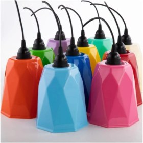 Resim Mavi 10'lu Bahçe Dekoratif Ağaç Fenerleri, Şık ve Sıcak Atmosferler Için 