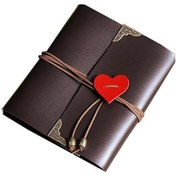 Resim Novahub Pu Deri 30 Siyah Yaprak Kağıt Kart Aşk Tema Düğün Diy Albümü El Yapımı Vintage Fotoğraf Fotoğraf Scrapbooking Albümü 17.5x17cm 