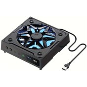Resim Gaojunshop01 Xbox Series X Soğutucu Fan 6 Rgb Işık Modu Kulaklık Askısı Usb Port Siyah 