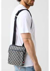 Resim Guess Hmbostp6123 Boston Crossbody Fla Erkek Omuz Çantası Mavi 