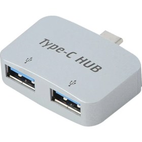 Resim Alfais 4493 Type-C To USB 3.0 2 Port Hub 3.1 Dönüştürücü 