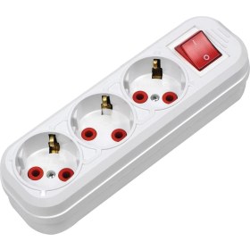 Resim Toptancı Amca Topraklı Grup Priz 3lü Anahtarlı Klemensli Kablosuz 