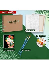 Resim Sayılarla Boyama Tuval Seti 40X50 Cm - Mektup 