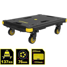 Resim STANLEY PC531 137kg 55x45cm Dört Tekerli Yük ve Paket Taşıma Arabası 