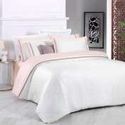 Resim Sarev Graz Saten Çift Kişilik 200x220 Pembe Nevresim Takımı 