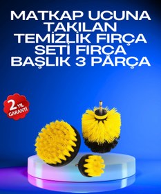 Resim Clevora Profesyonel Matkap Ucu Temizlik Fırçası 3’lü Set 