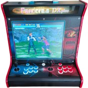 Resim Schitec 4khd 3d Pandora 9800 Arcade Oyunlu Taşınabilir Pandora Masaüstü Kabinli 17inç Atari Makinası 
