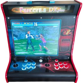 Resim Schitec 4khd 3d Pandora 9800 Arcade Oyunlu Taşınabilir Pandora Masaüstü Kabinli 17inç Atari Makinası 