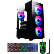 Resim Ramtech Fullforce FF383 İ3-10100 16GB Ram 256GB SSD RX580/8GB Oyuncu Masaüstü Bilgisayar 