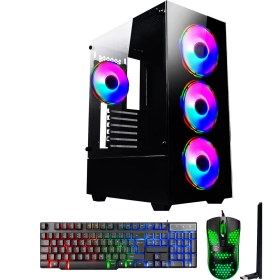 Resim Ramtech Fullforce FF383 İ3-10100 16GB Ram 256GB SSD RX580/8GB Oyuncu Masaüstü Bilgisayar 