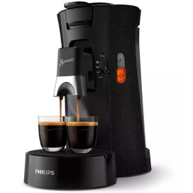 Resim Philips Senseo Select CSA240/21 filtre kahve makinesi, Crema Plus, Intensity Plus, Su tankı kapasitesi 0,9 l, Adaçayı - Siyah 