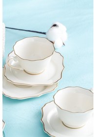 Resim Acar Omega 6 Lı Kahve Fincan Takımı 