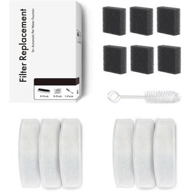 Resim Haustier Wf007l Otomatik Kedi Su Sebili Uyumlu Filtre Seti 6 Ade 