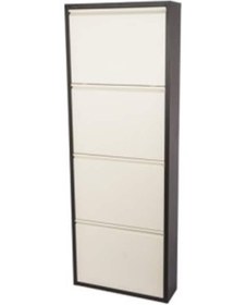 Resim Metal 4'Lü Ayakkabılık Kahve/Krem (526964265) 