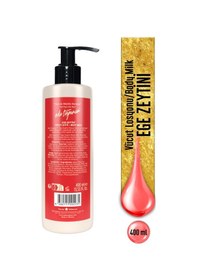 Resim Eda Taşpınar Ege Zeytini Yoğun Nemlendirici Vücut Losyonu 400 ML 