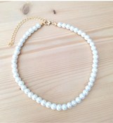 Resim HALHALMILL Kadın Cam Inci Choker 