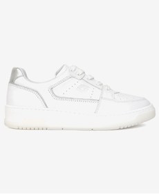 Resim Greyder Kadın Beyaz Gümüş Hakiki Deri Sneaker Ayakkabı 3Y2SA32311 