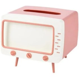 Resim Mena Rise Masaüstü Retro Telefon Tutucu, Masaüstü Peçetelik Cep Telefonu Standı, HAWKSTORE 1142490 