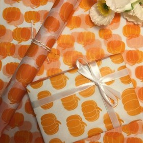 Resim 10/50'li Paket Sevimli Turuncu Hasat Balkabağı Desenli Hediye Kağıdı Seti - Hediye Paketleme, Buket Ambalajlama, Giysi Süsleme, Ev Dekoru, Sanat El İşleri, DIY, Çantalar, Doğum Günleri, Düğünler ve Daha Fazlası İçin Uygun 