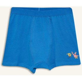 Resim DeFacto SpongeBob Penye 3'lü Mavi Boxer Seti Erkek Çocuk H0810A826SP 