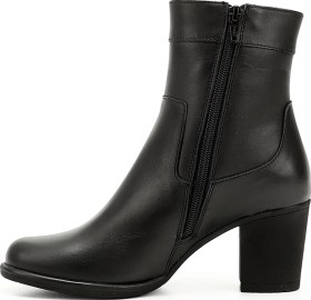 Resim Gönderi R Kadın Siyah Fermuarlı Kalın Topuklu Hakiki Deri Bot Gkzb13448457 Siyah 