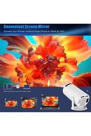 Resim JUNGLEE Wifi6 5G projektör Android 11 4K 150 ANSI çift WiFi BT 1280*720p taşınabilir ev sinema projeksiyon 