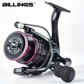 Resim BILLINGS FK Serisi Ambidextrous Alüminyum Alaşım Balıkçılık Makarası, 1000-7000 Spinning Makarası, Naylon PA Malzemesi, Deniz Çubuğu, Yem Balıkçılığı, Uzun Atış, Mikro Balıkçılığı, Şükran Günü ve Noel Hediyesi için İdeal 