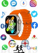 Resim Bunnys Oppo A95 Uyumlu Watch 8 Ultra 49MM Akıllı Saat HK8 PRO MAX AMOLED EKRAN 