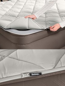 Resim Bestway Elektrikli Pompalı, Alezli Çift Kişilik Şişme Yatak 203x152x51 Cm 