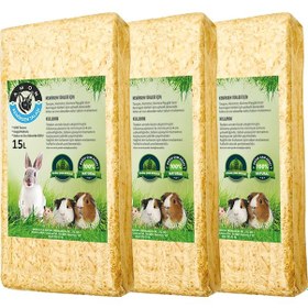 Resim Doğal Çam Kokulu Tozsuz Kemirgen Talaşı 15 Lt. 3'lü 