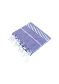 Resim Sultan Peştemal Havlu 100 Pamuklu Deniz Plaj Banyo Peştemali 100x180 Cm Mor 