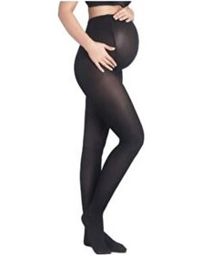 Resim Varimed Pamuklu Hamile Ccl2 Kapalı Burun Siyah Varis Çorabı 