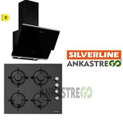 Resim Siyah Ankastre Set (CS5349B01 - 3490 Oslo) Silverline