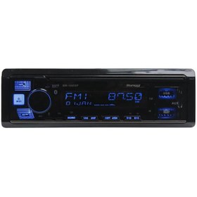 Resim OTO TEYP LCD EKRANLI USB + TF KART - BLUETOOTH - KUMANDALI TEK DIN \u002F SINGLE DIN ARABA TEYBİ BW-106DS 