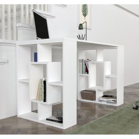 Resim Dekorister Valancia Çalışma Masası Beyaz 