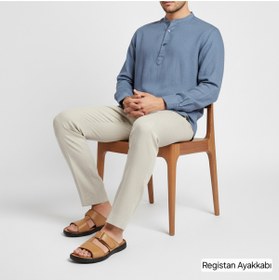 Resim Registan Shoes HAKİKİ KALİTELİ DERİ- TOMMY VERCCETTI TERLİK - SANDALET - PARMAK ARASI- MASAJ TABAN 