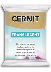 Resim Supertrend Translucent Transparan Polimer Kil 050 Glitter Gold 