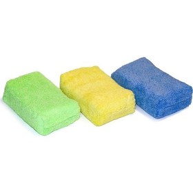Resim Divortex Mikrofiber Cila Ve Kimyasal Uygulama Süngeri 3 Adet 