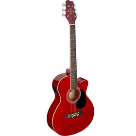 Resim Stagg SA20ACE-RED Elektro Akustik Gitar 