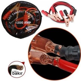 Resim Akü Takviye Kablosu 1200 Amper Taşıma Çantalı 4915 