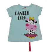 Resim Danger Ever Baskılı Kız Bebek Tek Üst Mint Yeşili (549283772) - Mint Yeşili-9-12 Ay 