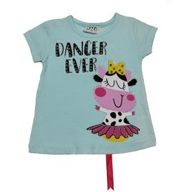 Resim Danger Ever Baskılı Kız Bebek Tek Üst Mint Yeşili (549283772) - Mint Yeşili-9-12 Ay 