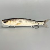 Resim 1 adet 12cm/14g Üst Suda Yapay Bionik Wobbler Balıkçılık Yemi, 4.72in/0.49oz Yavaş Batan Simülasyon Çoklu Eklemli Sert Yem, Tatlısu ve Tuzlu Su Balıkçılığı Aksesuarları 