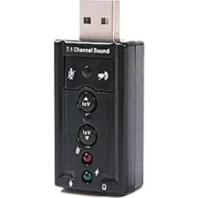 Resim Storemax HY-U717 USB 2.0 Ses Kartı 7.1 Ch 