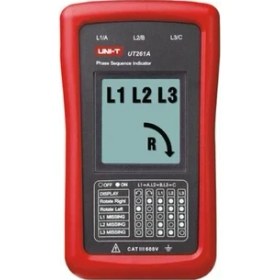 Resim Unı-T Ut 261A Faz Sirasi ve Motor Yönü Ölçme Aleti 