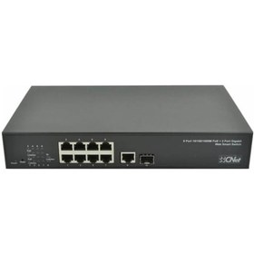 Resim Cgs-802gswp 8 Port 10/100/1000 Poe 130w +1sfp Yonetılebılır L2 Swıtch 
